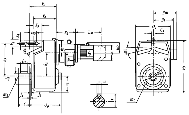 YCPJ160+VU2-YCPJ290+VU8  SʽӸӼ(j)(lin)Ӱbγߴ 