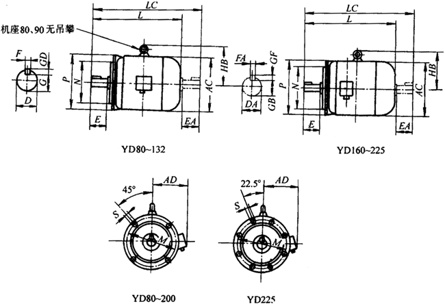 YDϵ׃Oஐ늄(dng)C(j)γߴ磨H80280mm