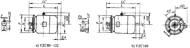 YZCϵе(dng)ஐ늄(dng)C(j)γߴ磨H80160mm